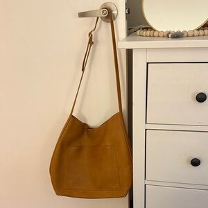 Tan Leather Shoulder Bag